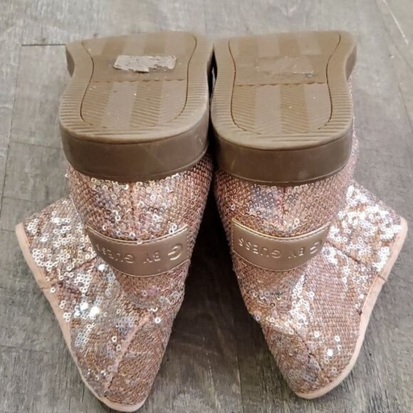 G by Guess Boots Ankle Booties Asella Pink Sequin Winter Snow Women's WOMAN'S 7M - Picture 11 of 16